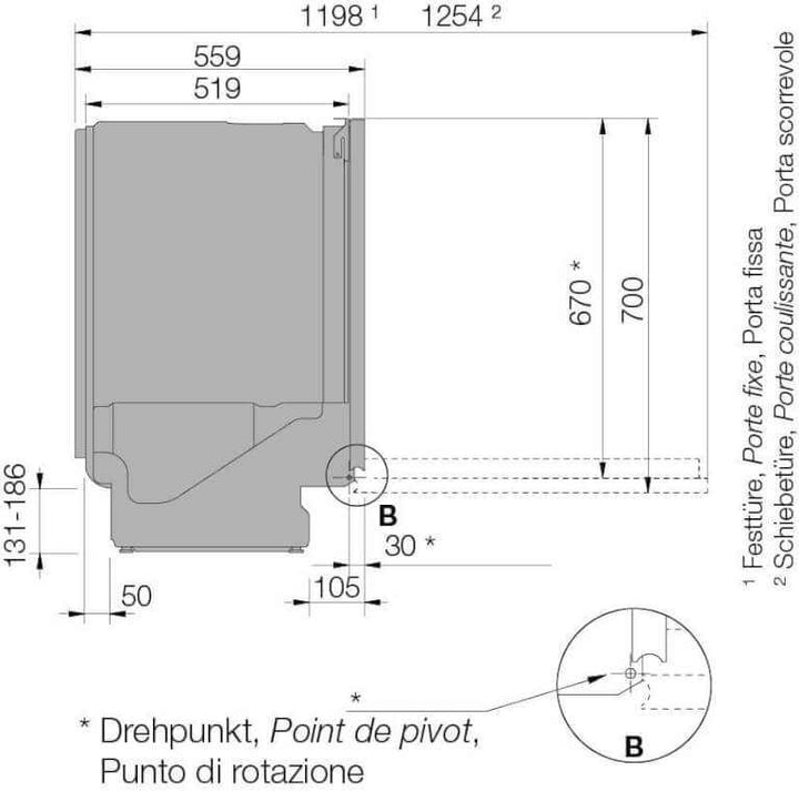 ASKO Geschirrspüler DSD533B  | Vollintegriert | EU-60 Norm |