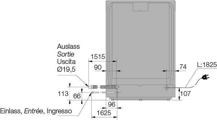 ASKO Geschirrspüler DSD533B  | Vollintegriert | EU-60 Norm |