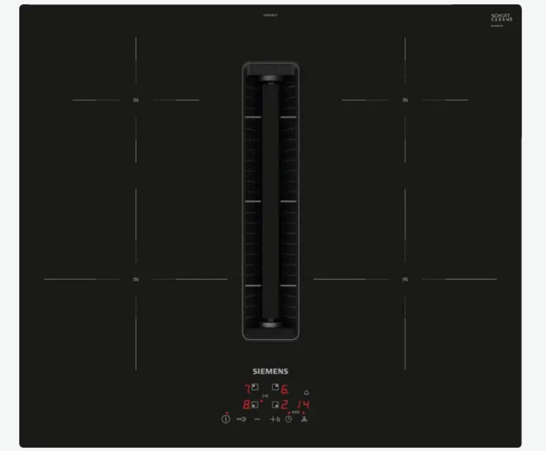 SIEMENS Induktionskochfeld mit Dunstabzug EH601BE15E