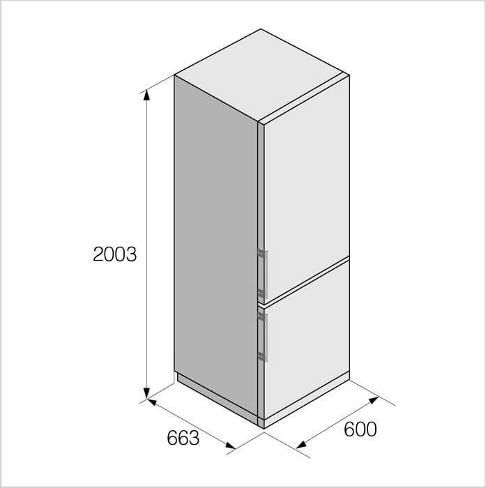 ASKO Kühl-Gefrierkombination RFN232041W