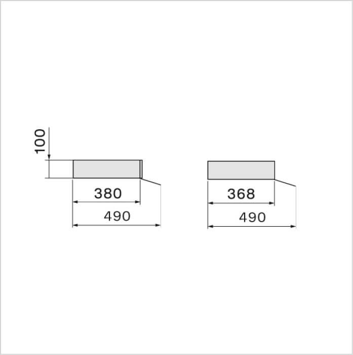 FALMEC Dunstabzugshaube Wand – SHELF 120 NR