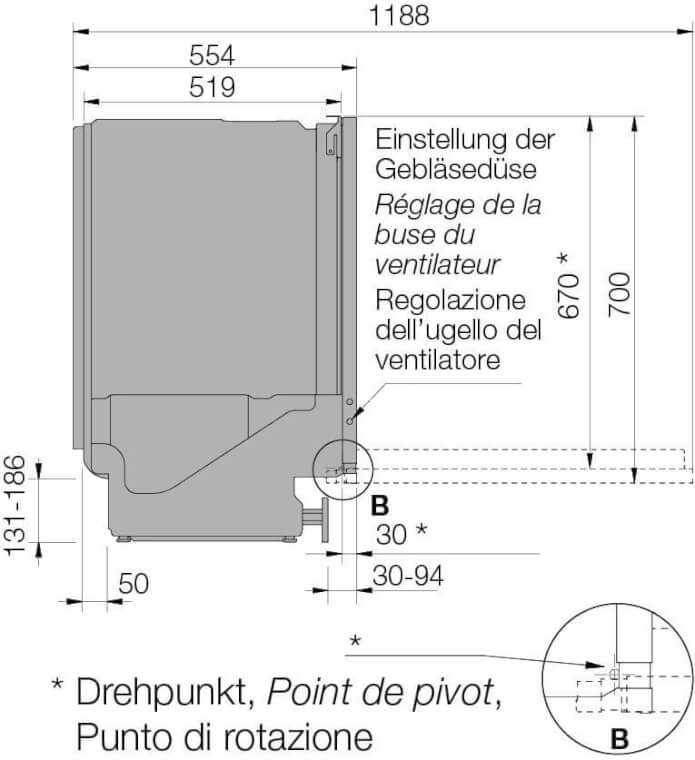 ASKO Geschirrspüler DFI533A | Vollintegriert | EU-60 Norm